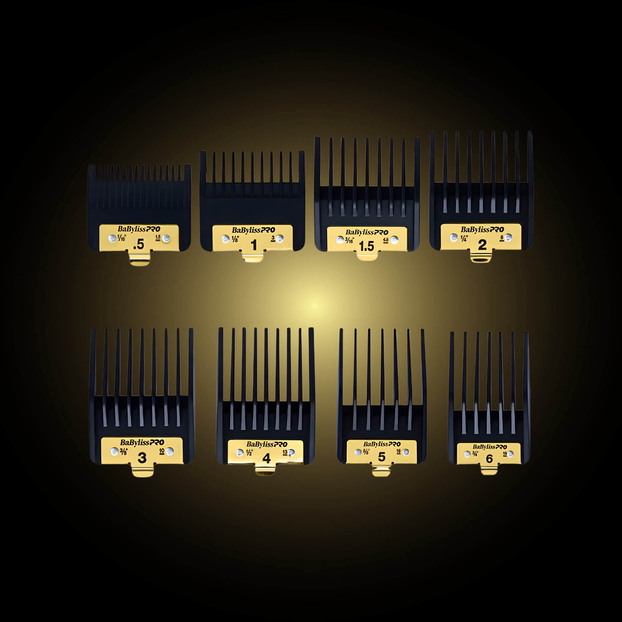 BaByliss PRO Set of 8 Premium Guards